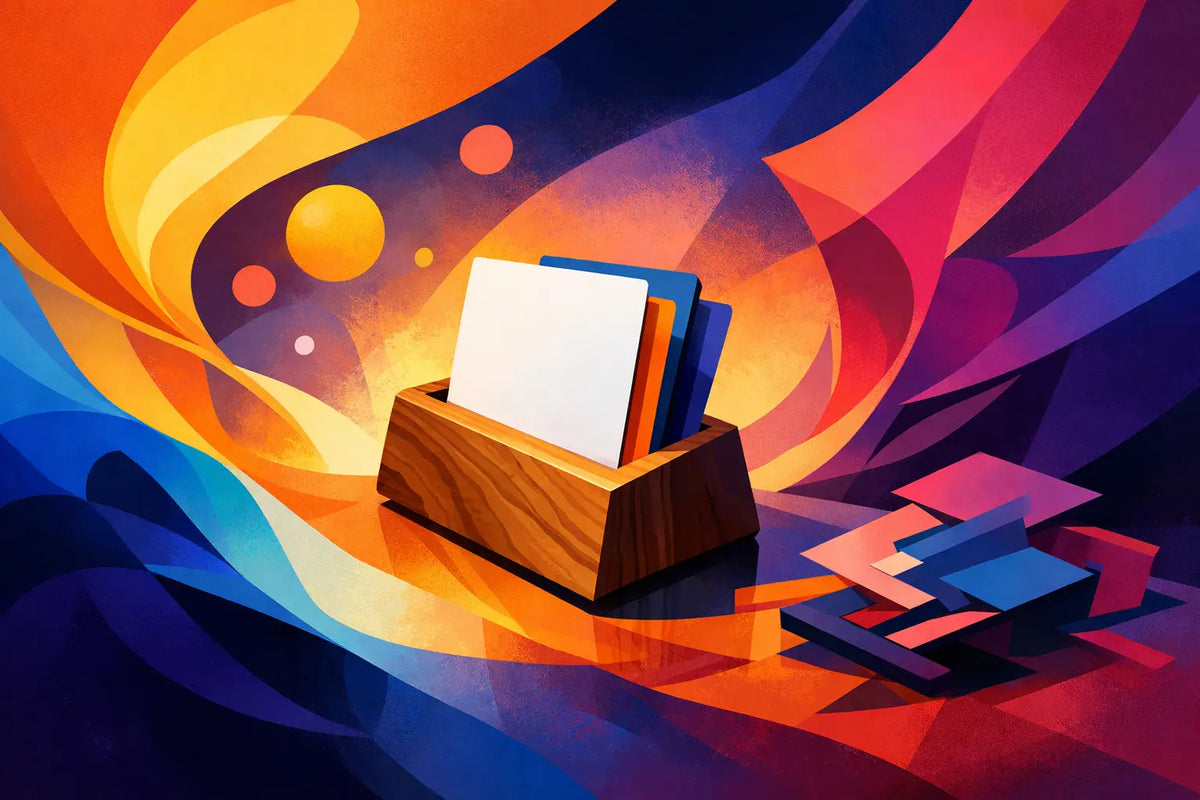 Wood Card Holder Review: Display, Not Desk Clutter