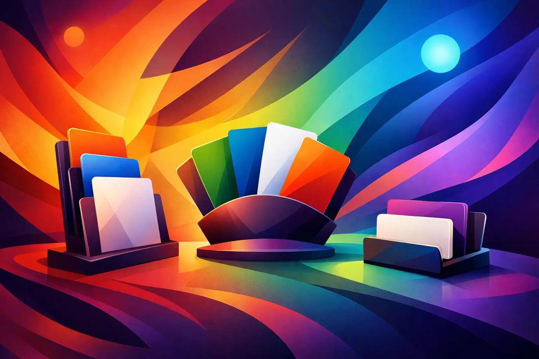 Which Card Displays Reduce Clutter Best?