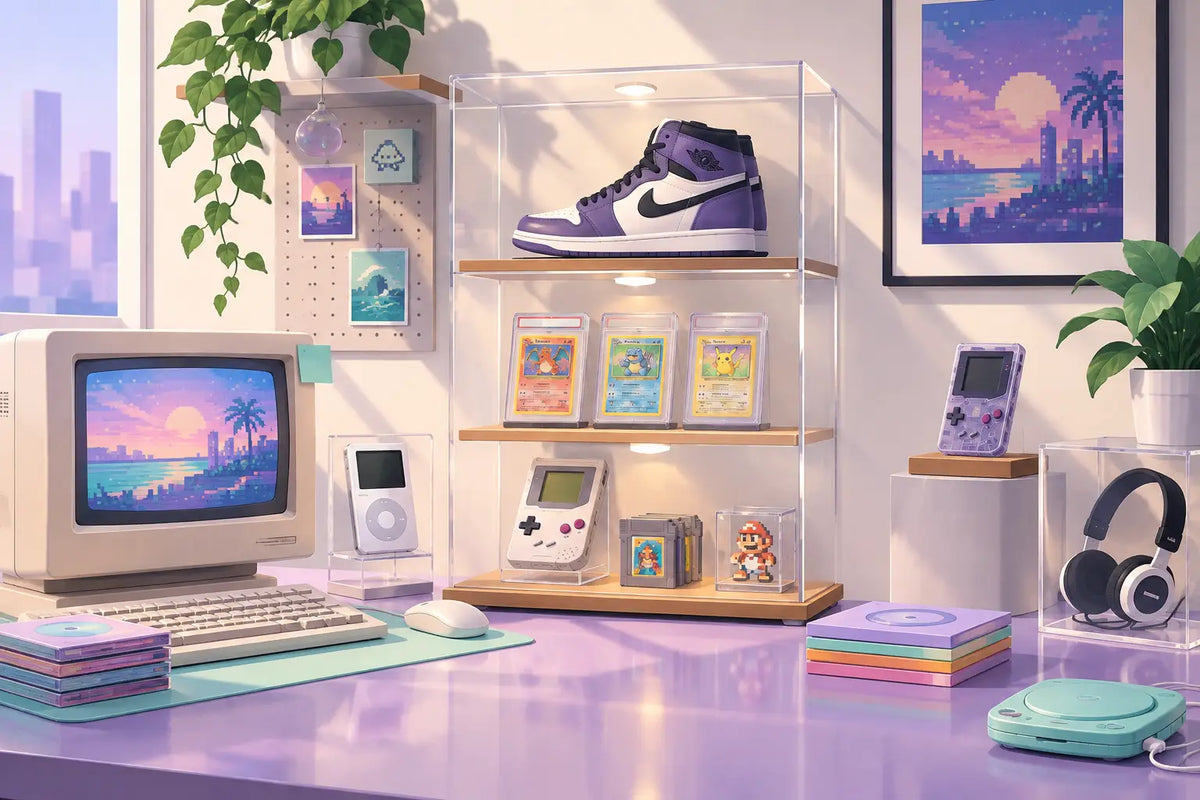 Collectible Displays That Let Objects Breathe