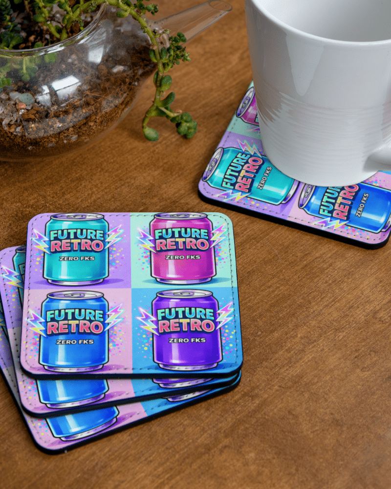 Future Retro Pop Art Coasters