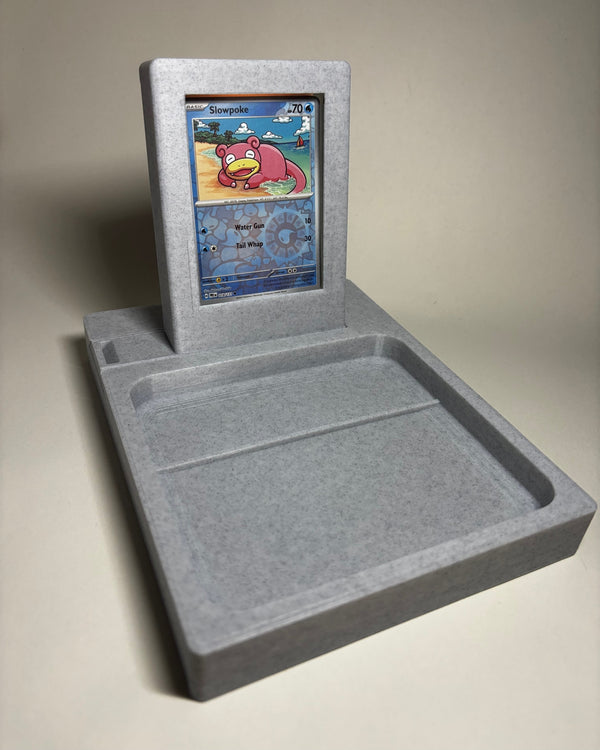 pokemon card desk display Floating Trading | Trio $160 & Hex $220 The card storage capacity is 42 cards! Desk Display : r/pokemoncards