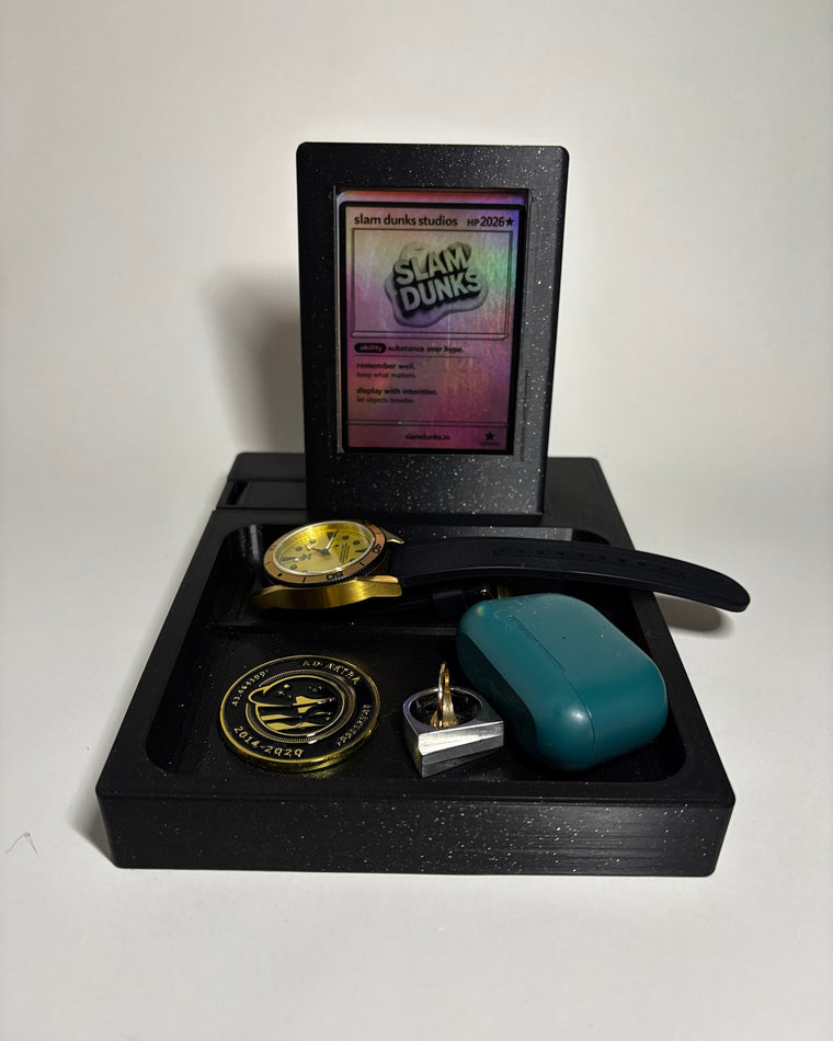 Essentials Desk Tray — Single Card Display