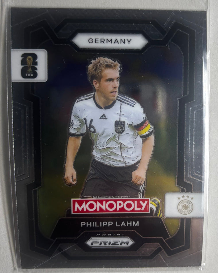 Philipp Lahm prizm FIFA football trading card for Slam Dunks Studios display objects