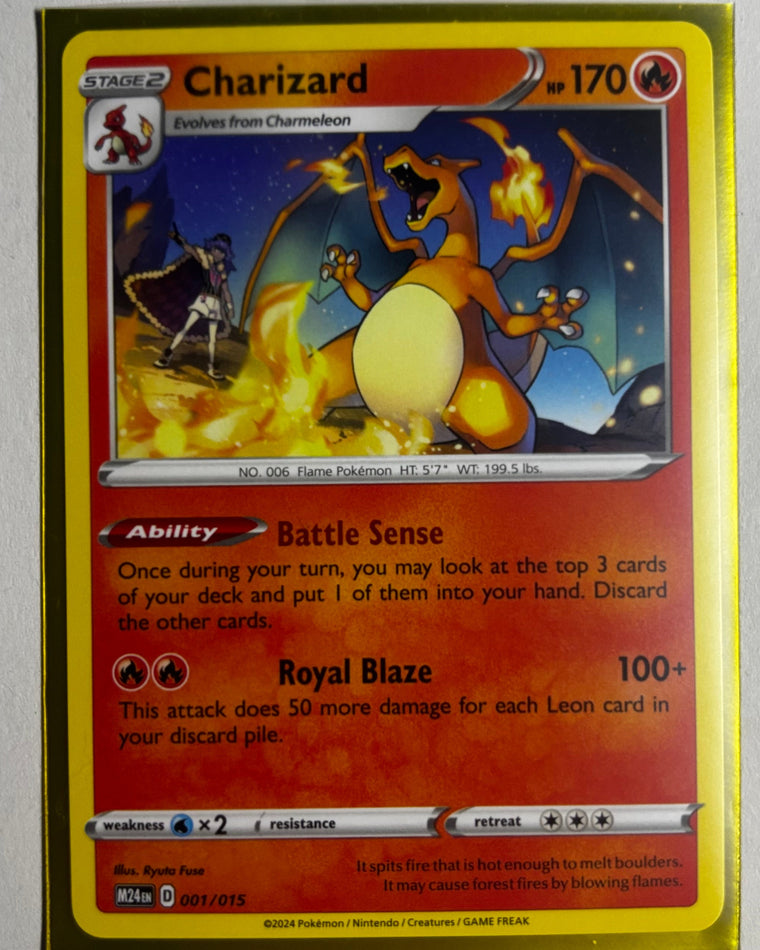 Charizard base finish Pokemon card